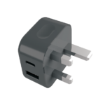 20W USB Fast Charge Plug 3 Pin UK